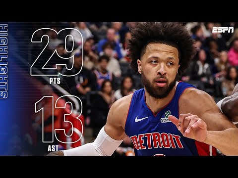 Cade Cunningham powers Pistons to blowout win vs. Knicks 🔥 | NBA on ESPN