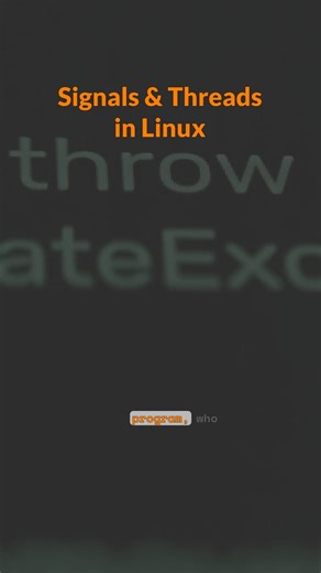 Signals are process-wide, but Linux delivers them to one eligible thread. Threads must have the signal unblocked to receive it. Process-wide signals (SIGSTOP, SIGKILL) affect all threads. Use pthread_kill() to target a specific thread. #linux #computerscience #programming #software
