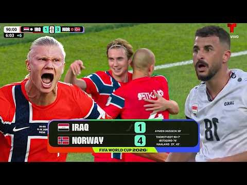Norway vs Iraq 4-1 Highlights | Haaland Goal, FIFA World Cup 2026, Norge mot Irak, النرويج ضد العراق