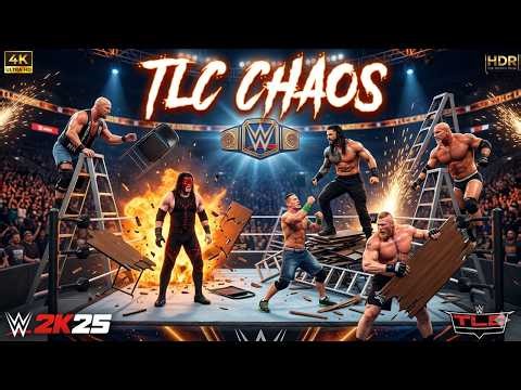 Cena, Roman, Lesnar & MORE in TLC WAR 😳🔥 World Tag Team Championship | WWE 2K25