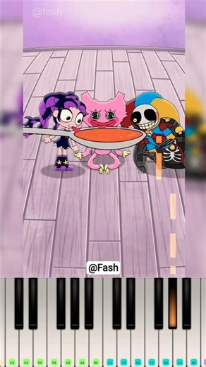 Food Tasting Poppy | Fash Animation @fash - Piano Tutorial