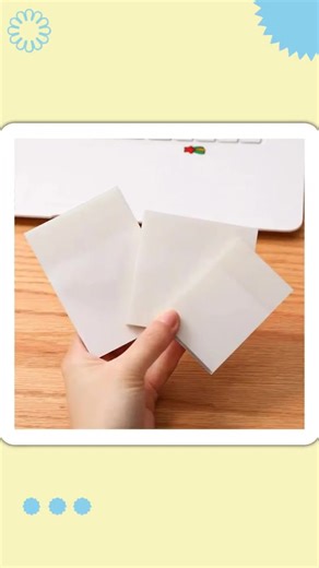 ✨ Finally, sticky notes that get you! 🙌📝 Introducing our Transparent Sticky Notes – the perfect blend of style and functionality! These innovative notes let your ideas shine through while adding a touch of modern flair to your workspace. Say goodbye to cluttered pages and hello to organized creativity! 🌈🖊️ Whether you're jotting down reminders, brainstorming, or journaling, these gems elevate your daily routine and inspire your best thoughts to take flight. So, ready to elevate your note-tak