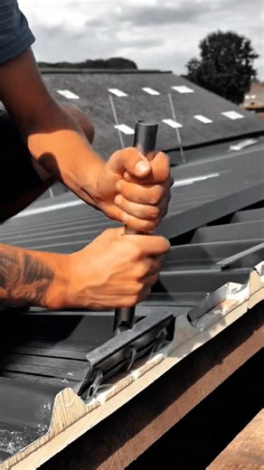 Roof Panel Bending Work Tool Using Manual Bending Tool #worktool