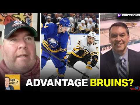 Who has the advantage in the Bruins/Sabres playoff series? | Pucks with Haggs
