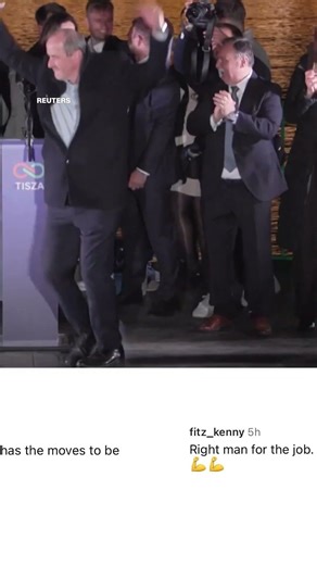 Hungarian politician is a dancing machine