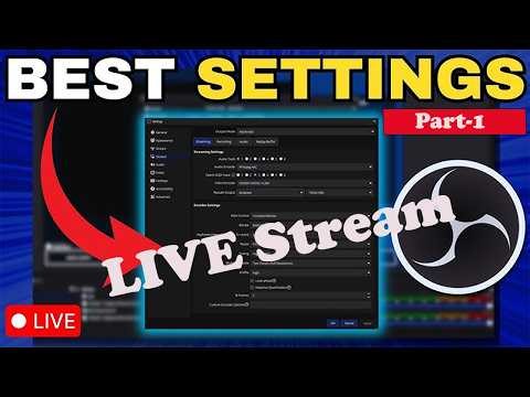How to do Setup and Live Stream on OBS Software ll OBS Setting ll Live Stream setting #livestream