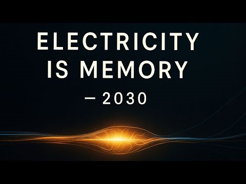 Electricity is Memory – 2030