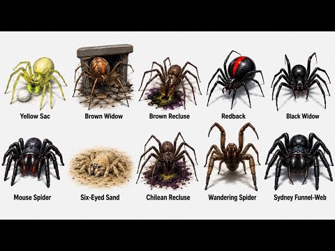 Every Deadly Spider on Earth Explained