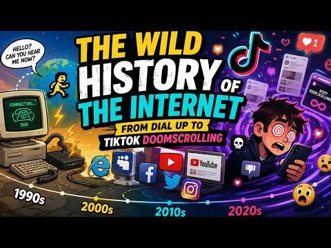 From Dial-Up Screams to Infinite Scroll | The Internet's Insane Evolution
