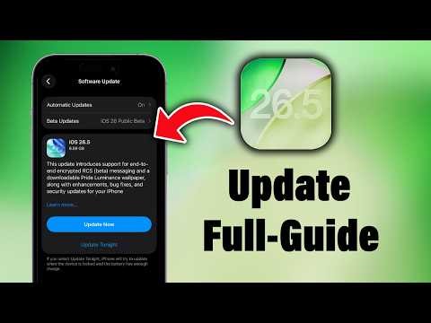 How to Update iOS 26.5 - Full Guide!