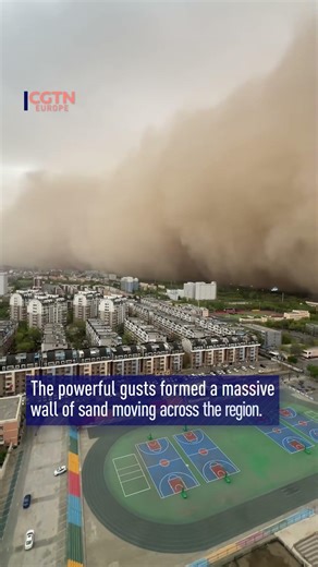 Massive sandstorms hit China's Xinjiang
