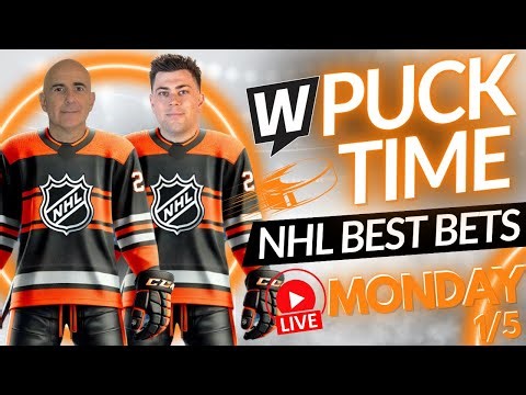 Tonight’s NHL Bets You CAN’T Miss! | Monday Picks, Predictions & Best Bets | PuckTime 1/5