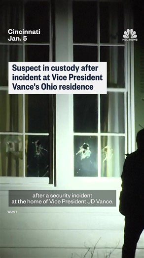 A suspect is in custody after an attempted security breach at Vice President Vance's Ohio residence. | NBC News