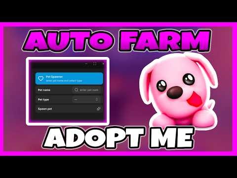 Adopt Me Script - Auto Farm, Auto Farm Cash, Auto Grow Eggs.