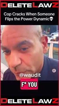 Cop Cracks When Someone Flips the Power Dynamic #police #bodycam #arrest #cops #policemisconduct