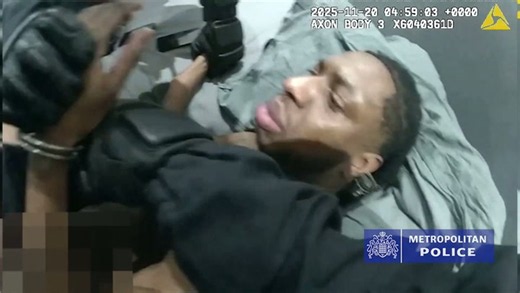 Watch: £4m crypto fraudster handcuffed in bed after impersonating police