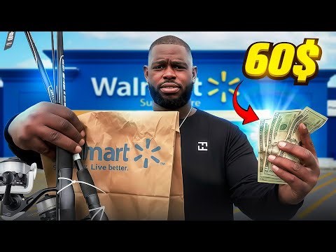 $60 Walmart Fishing Challenge - Can We Catch Big Fish?!