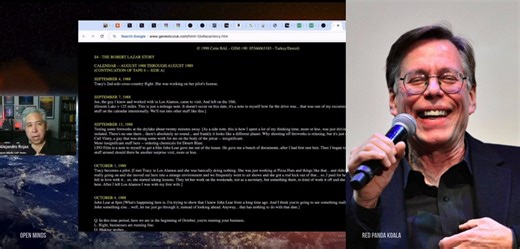 UFO researcher Alejandro Rojas claims Bob Lazar had a speaking fee to come to the UFO Congress and Bob would bring his UFO nerd friend to help him remember his own story“I used to run the International UFO Congress, which was owned by Open Minds at the time. And at the time, my boss really wanted to get Bob Lazar as a speaker.I worked really hard to make that happen. And I had talked with George Knapp quite a bit to make that happen. At one point it was suggested perhaps for the right price that