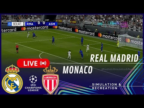 REAL MADRID 6 vs. 1 MONACO | UEFA CHAMPIONS LEAGUE 25/26 | Match Highlights Simulation/Recreation