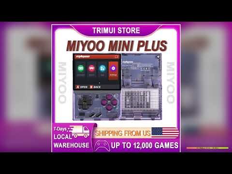 Miyoo Mini Plus Retro Handheld Console 35 IPS Screen Linux Open Source Gaming Device Original Editi
