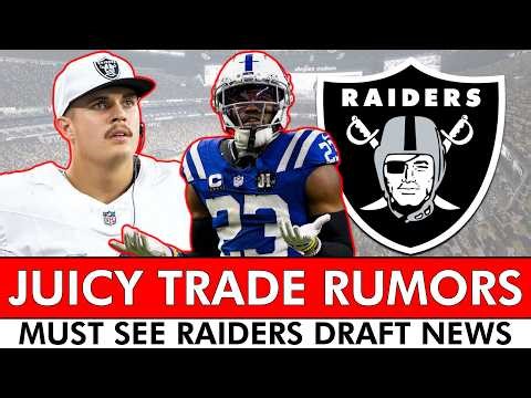 JUICY Raiders Trade Rumors + MUST SEE Raiders Draft News