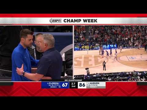 2024 Men's Basketball Tourney Championship Florida Gators vs. Auburn Tigers | Game Highlights