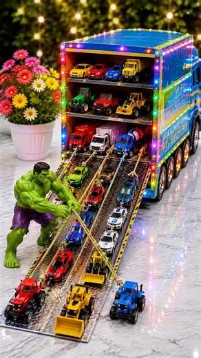 🚚 Cardboard Mini Truck Shop That Looks REAL! 😱 | Moving Car Entry | Amazing DIY Model | #shorts