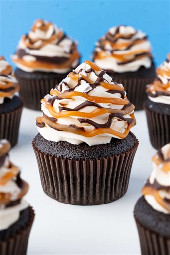 Decadent Chocolate Caramel Cupcakes Recipe