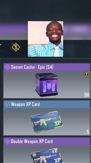 i opened 50 secret caches in Call of duty Mobile