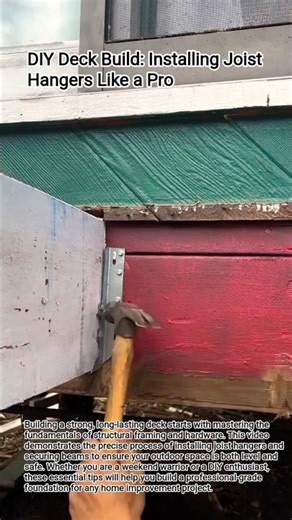 DIY Deck Build: Installing Joist Hangers Like a Pro