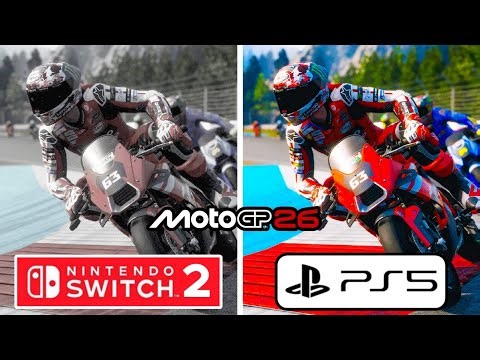 MotoGP 26 PS5 vs Nintendo Switch 2 Graphics Comparison