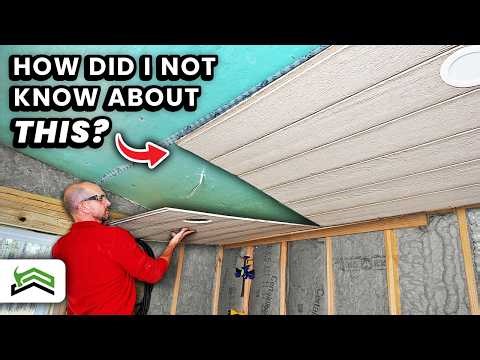 The Ceiling Trick You’ll Wish You Knew Sooner (No Drywall Needed!)