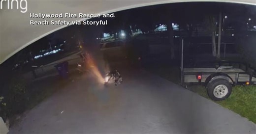 Caught on camera: Electric wheelchair explodes due to lithium battery