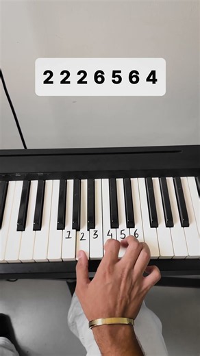 O o jane jana - Simple Tutorial #shorts #piano