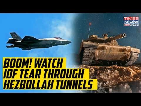 Israel Troops Destroy Hezbollah Tunnels Hundreds Of Metres Long| Kalashnikov Rifles, Missiles Seized