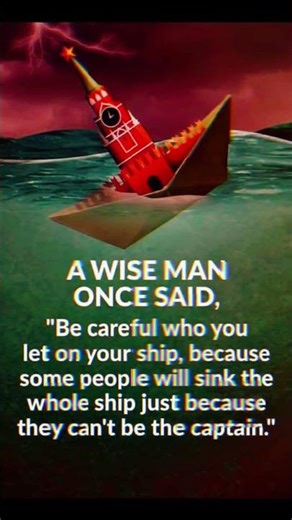 The Captain's Warning: Be Careful Who You Trust | Wise Man Quote on Jealousy