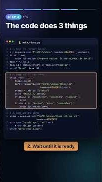 Make AI videos with Python in 5 steps (one API call)