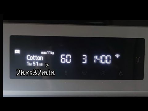 Samsung Bespoke AI WW11BB704DGW - Cotton 60° - Full Cycle