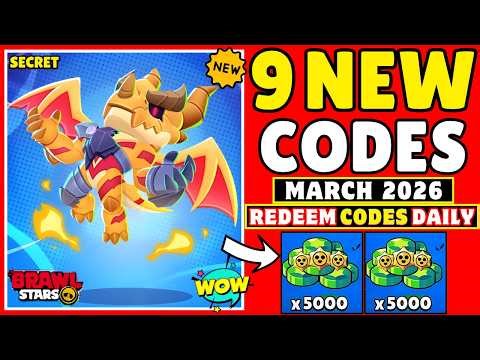 🎁 MARCH UPDATEDCODES 🎁 BRAWL STARS QR CODES 2026 | BRAWL STARS CODES 2026 | BRAWL STARS REDEEM CODES