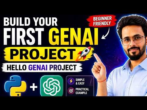Build Your First GenAI Project (Step-by-Step) | Python + OpenAI for Beginners