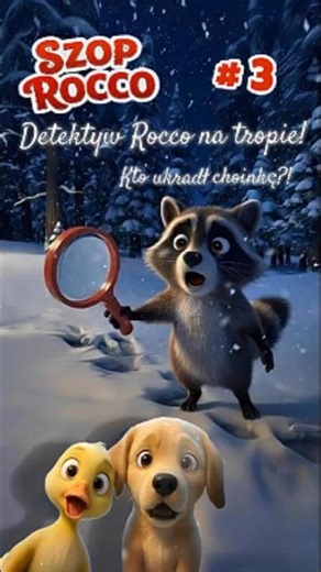 Odcinek 3: "Choinka zniknęła… 😢 Rocco nie poddaje się!" ⭐ Świąteczna bajka 3D dla dzieci 3-12 lat