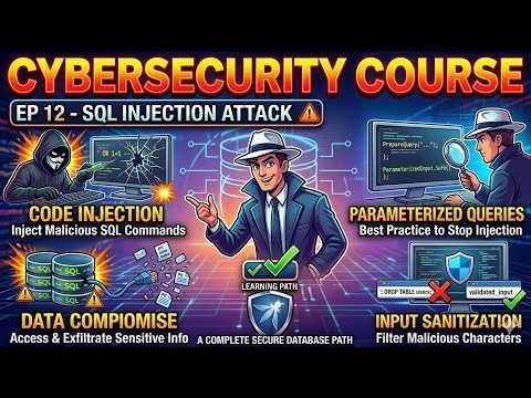 SQL Injection Attack Explained 💉 | How Hackers Break Databases | Cyber Security Ep 12