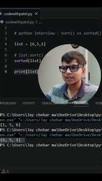 Python sort() vs sorted() Explained #python #pythonprogramming #learncoding
