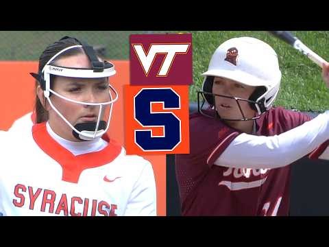 #17 Virginia Tech vs Syracuse Women's College Softball Highlights Full Game 2026