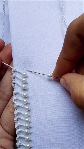 Needle lace embroidery 🪡#shorts #shortvideo #embroidery #viralshort #lace #needlelace #ytshorts