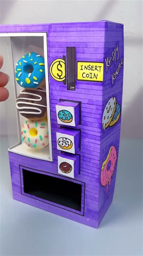 Manual Diy Toy Vending Machine #Diy #Craft #Handmade