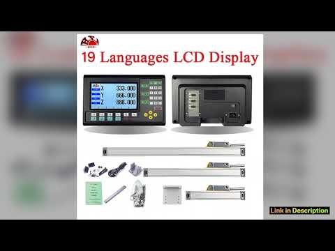 19 Language 3 Axis LCD DRO SET 2 Axis LCD DRO SET HXX Digital Readout and 501000mm Linear Scale
