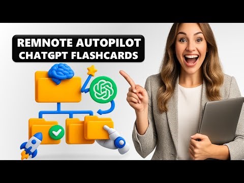 BUILD REMNOTE Flashcards with CHATGPT: Study on Autopilot