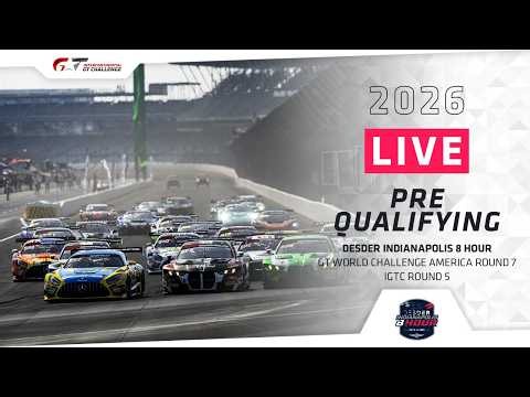 LIVE | Pre-Qualifying | Indianapolis Motor Speedway | DESDER Indianapolis 8 Hour 2026