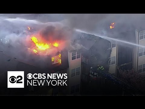 Fire in Woodbridge, N.J. engulfs apartment building